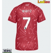Liverpool Florian Wirtz #7 Replica Home Shirt Ladies 2026-27 Short Sleeve